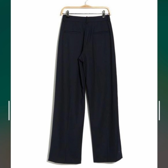 Rag & Bone Women's Andi Stretch Wool Pants in Dark Navy Size 8 - Picture 4 of 10